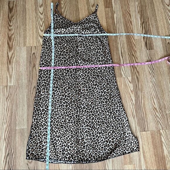 Leopard Midi Slip Dress - Picture 7 of 10